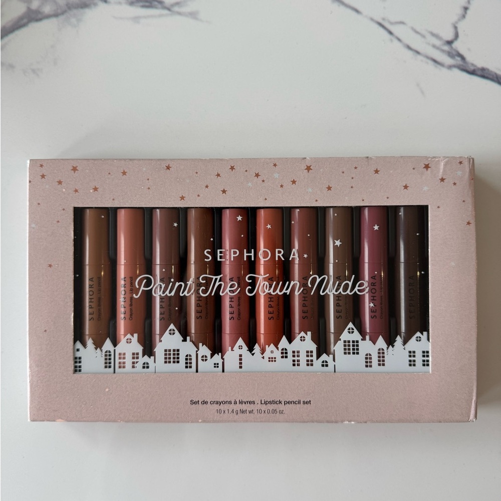 Sephora Paint The Town Nude Lip Set